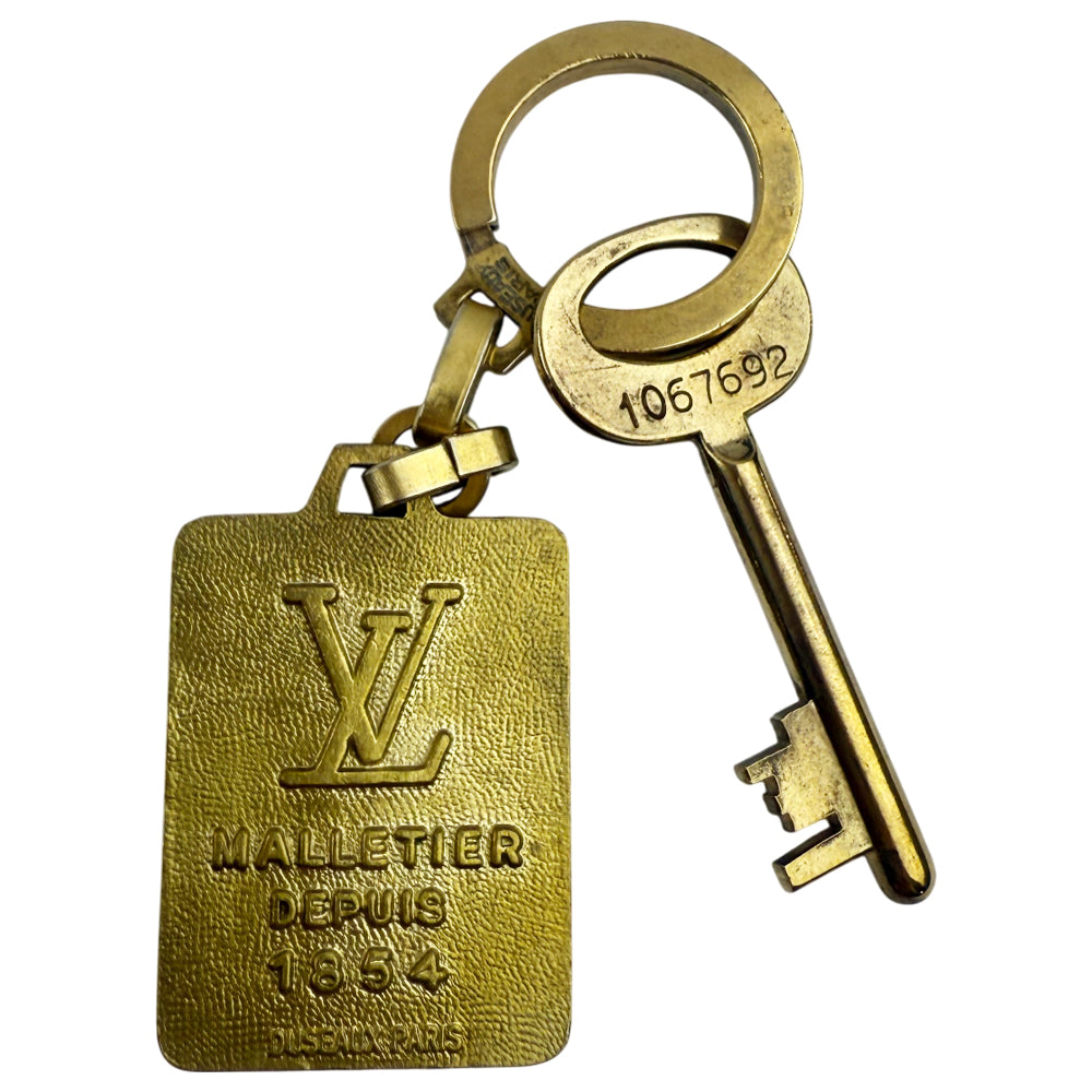LOUIS VUITTON Malletier Depuis 1854 Keyring LHQ1041