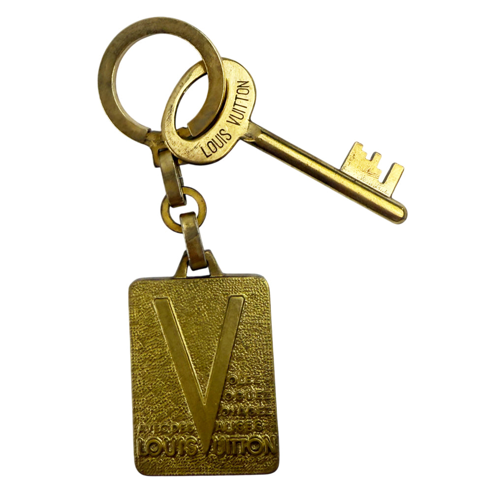LOUIS VUITTON Malletier Depuis 1854 Keyring LHQ1042