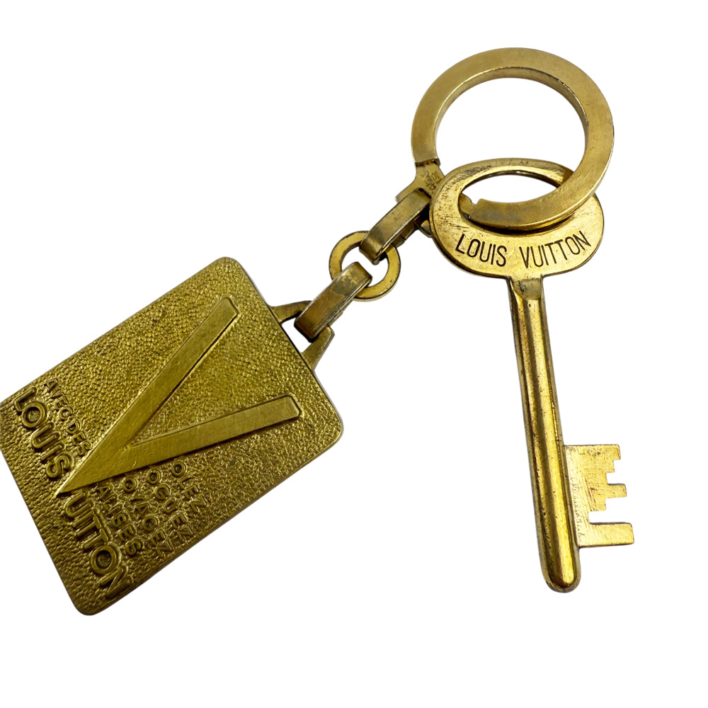LOUIS VUITTON Malletier Depuis 1854 Keyring LHQ1042