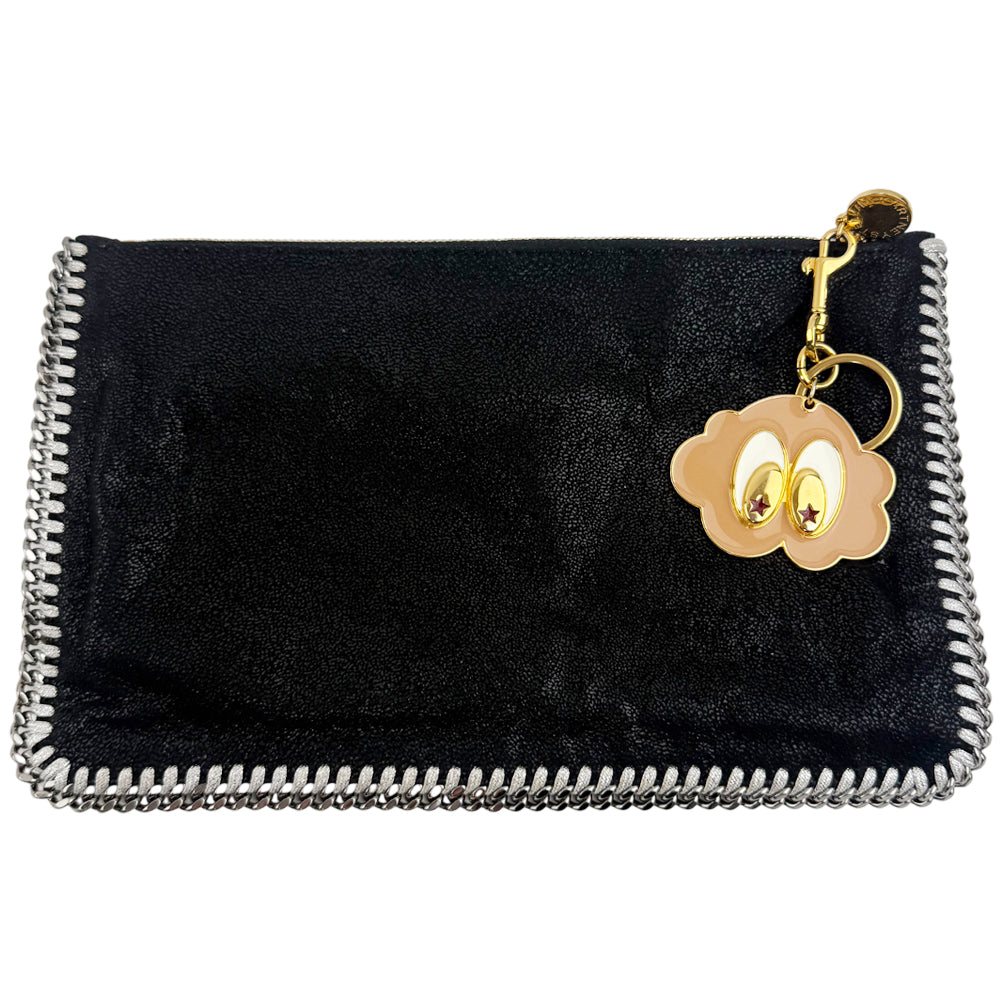 STELLA McCARTNEY Black Falabella Clutch Bag LHQ1050