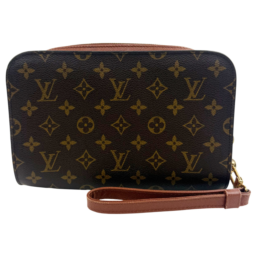 LOUIS VUITTON Monogram Orsay Clutch Pouch Pochette Bag LHQ1056