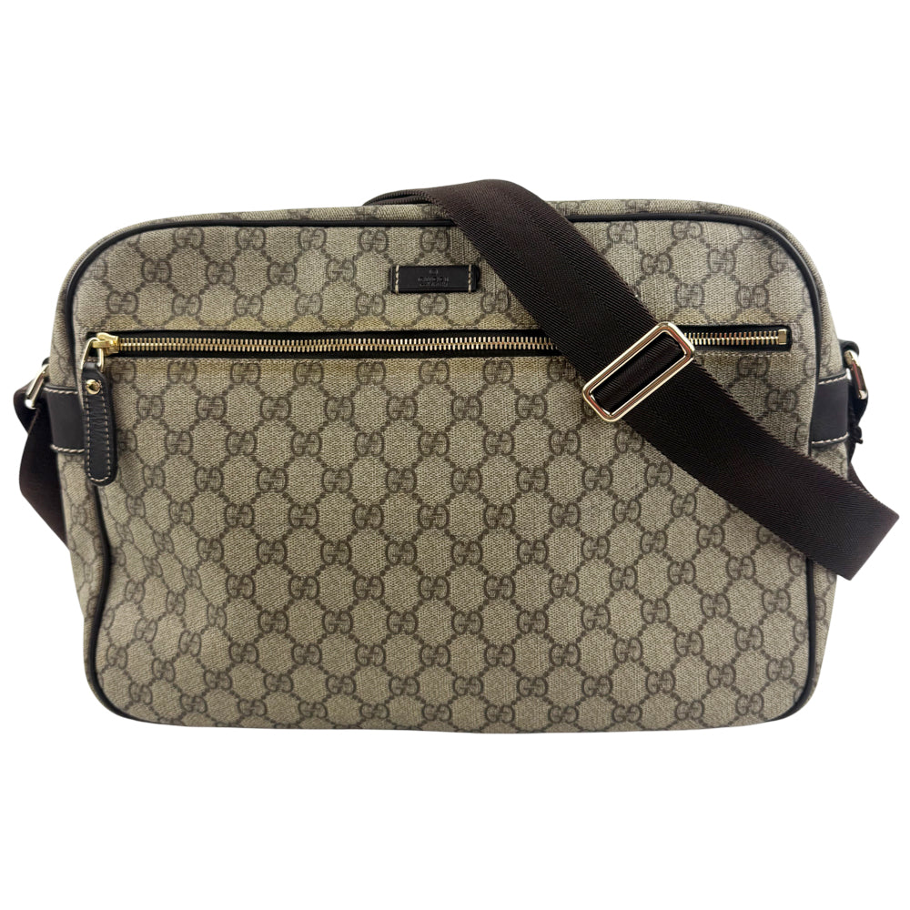 GUCCI GG Supreme Canvas Messenger Shoulder Bag LHQ1062