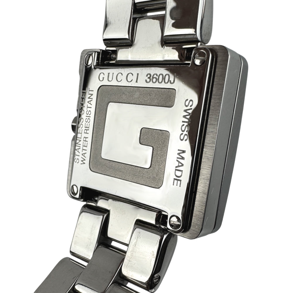 GUCCI Square G Quartz Steel Ladies Watch LHQ1069