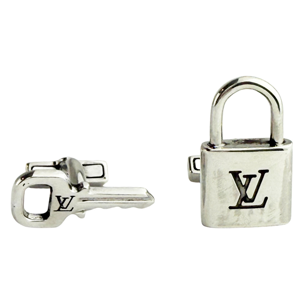 LOUIS VUITTON Padlock & Key Cufflinks LHQ1071