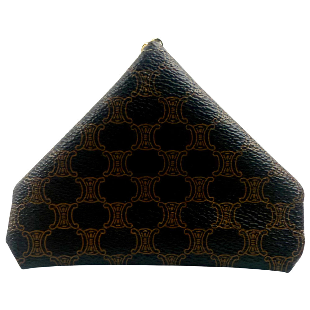 CELINE Macadam Triomphe Triangle Coin Case Purse LHQ1081