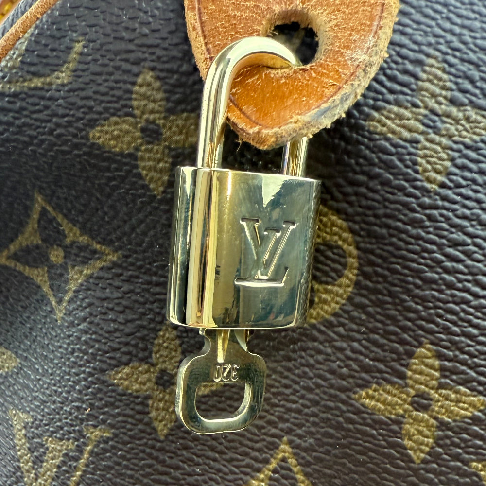 LOUIS VUITTON Speedy 35 Monogram Boston Bag LHQ1185