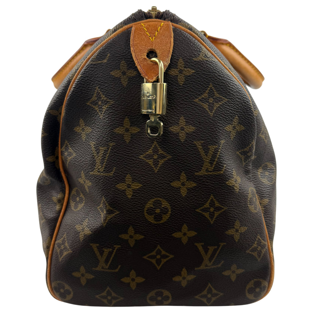 LOUIS VUITTON Speedy 35 Monogram Boston Bag LHQ1185