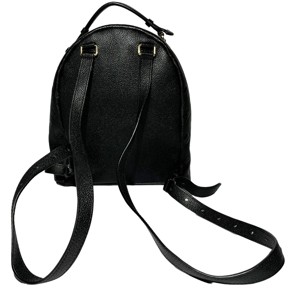 Mochila LOUIS VUITTON Sorbonne Monogram Empreinte Piel Negra LHQ110