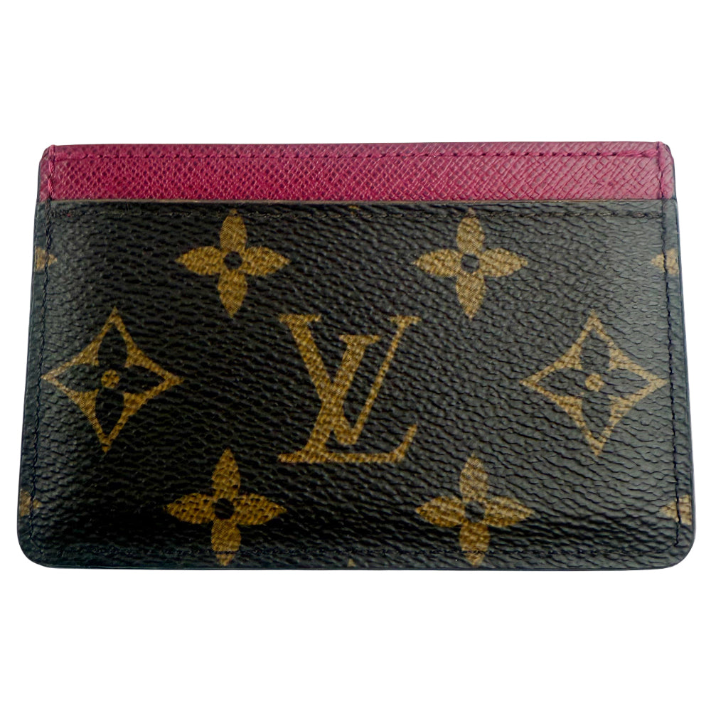 LOUIS VUITTON Monogram Card Holder LHQ1100