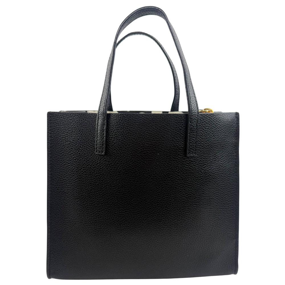 MARC JACOBS The Grind Mini Black Tote Bag LHQ1103