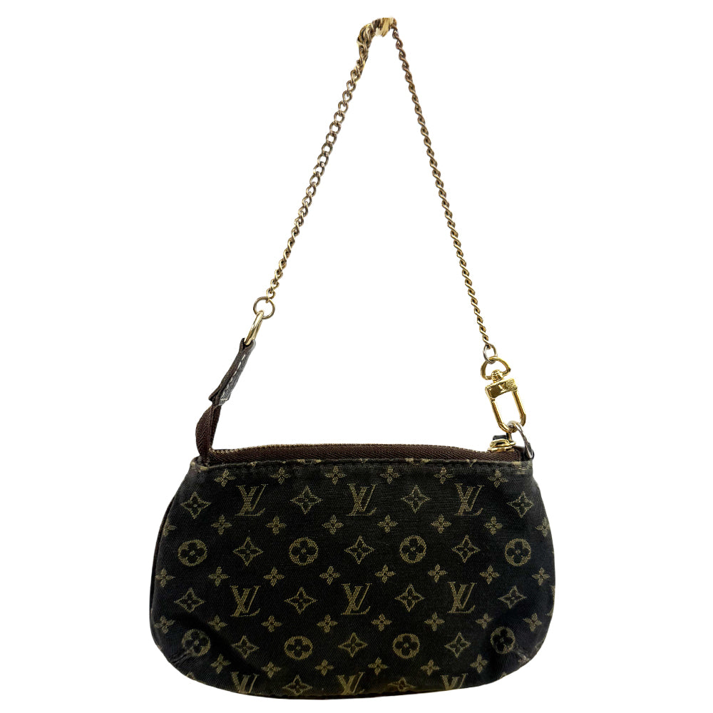 LOUIS VUITTON Monogram Mini Pochette Idylle Hand Bag LHQ1108