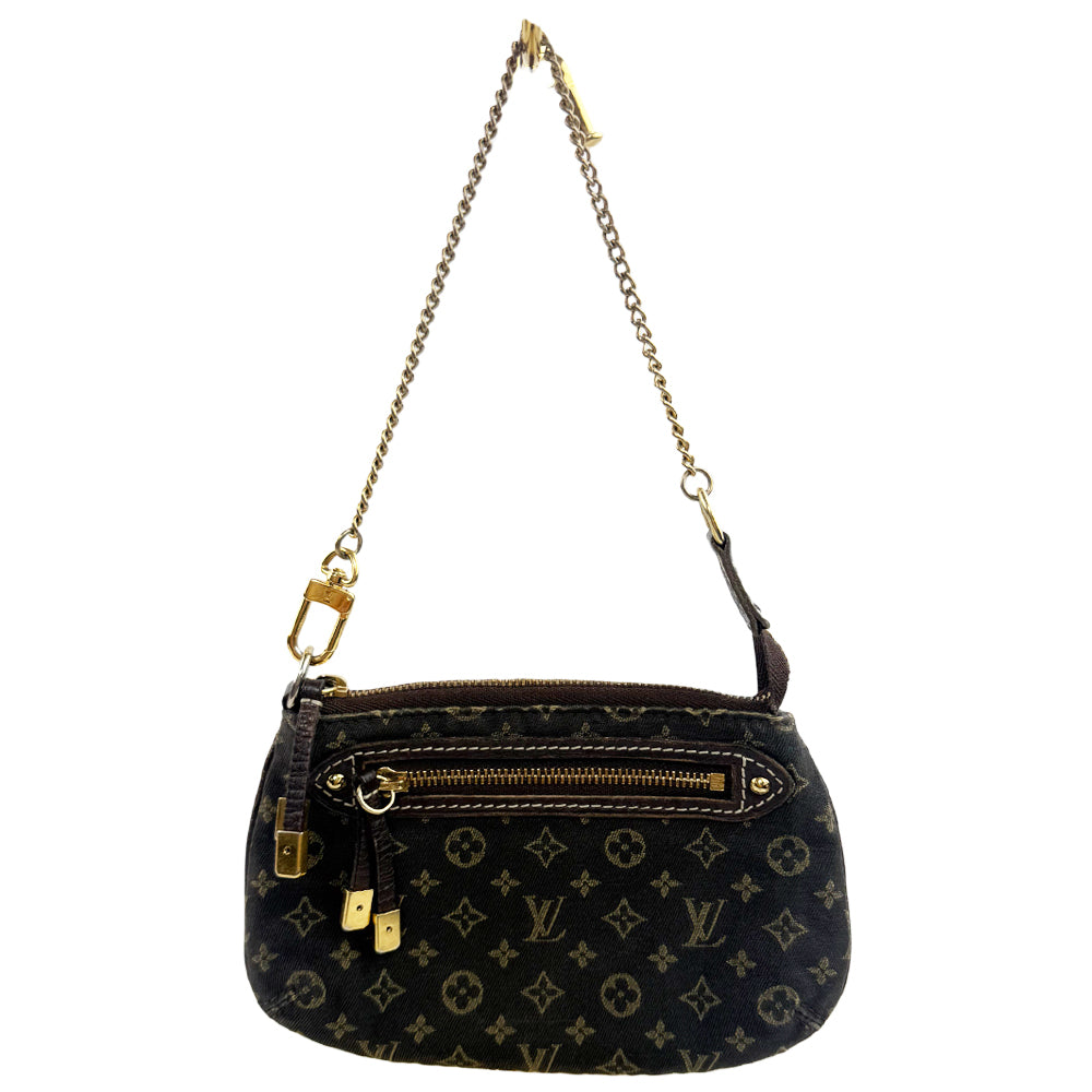 LOUIS VUITTON Monogram Mini Pochette Idylle Hand Bag LHQ1108