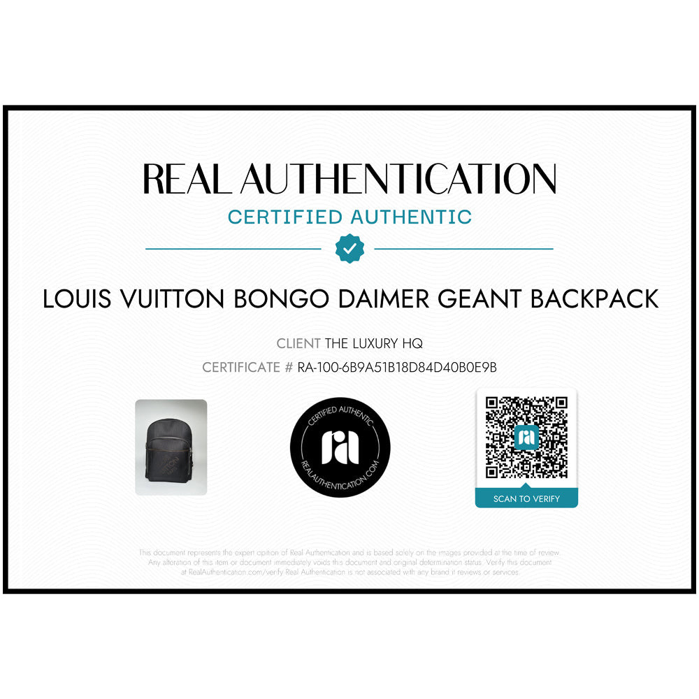 LOUIS VUITTON Bongo Damier Geant Backpack LHQ111