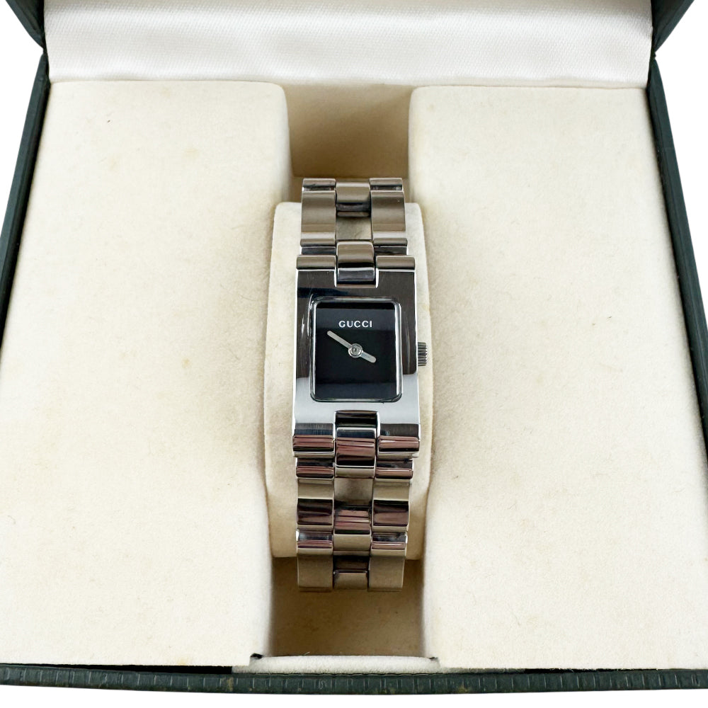 GUCCI Silver Steel Women's Quartz Watch LHQ1113