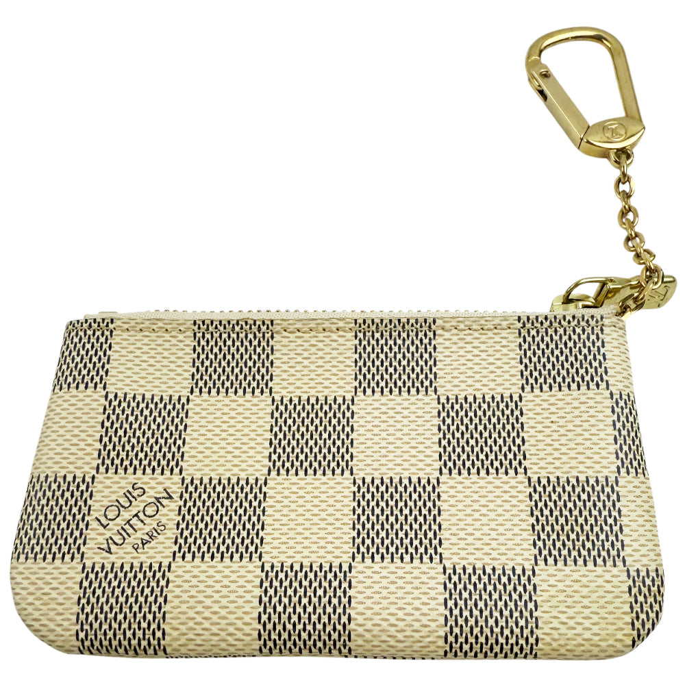 LOUIS VUITTON Damier Azure Keychain Pouch LHQ1114