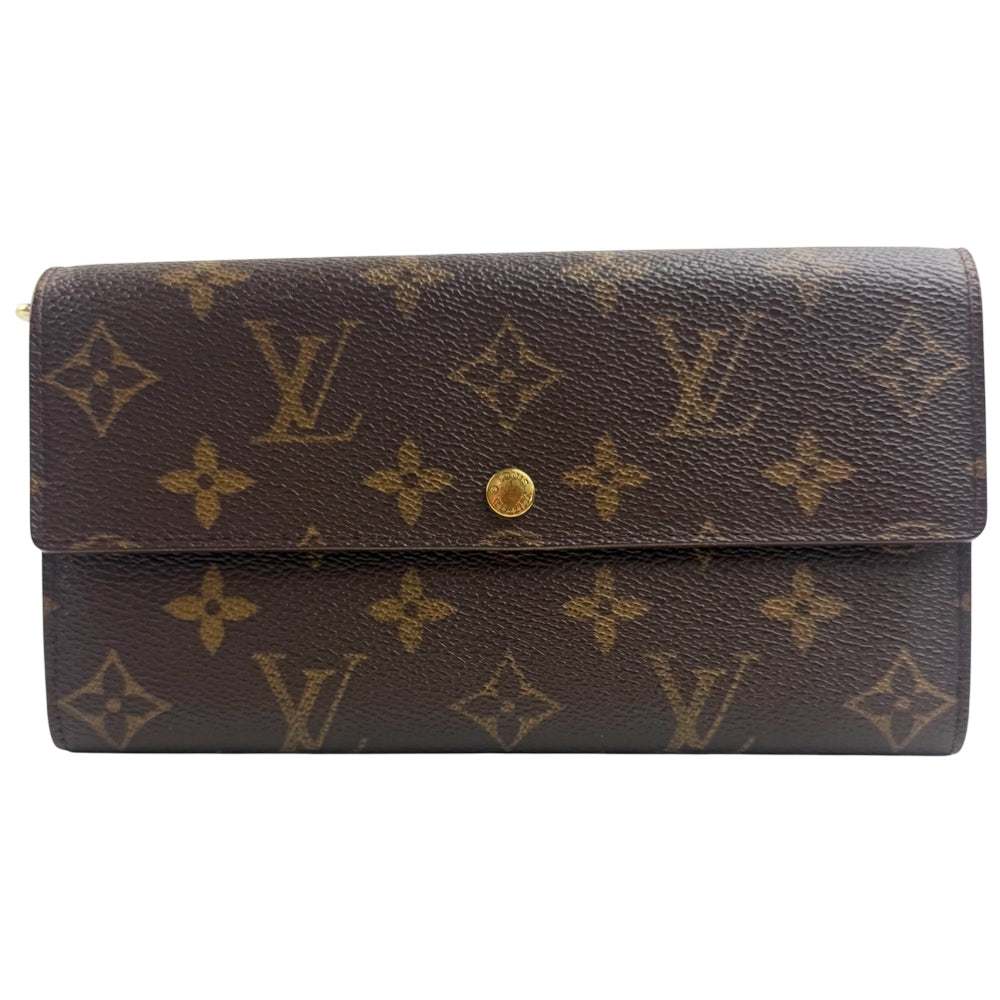 LOUIS VUITTON Sarah Monogram Long Purse Wallet LHQ1116
