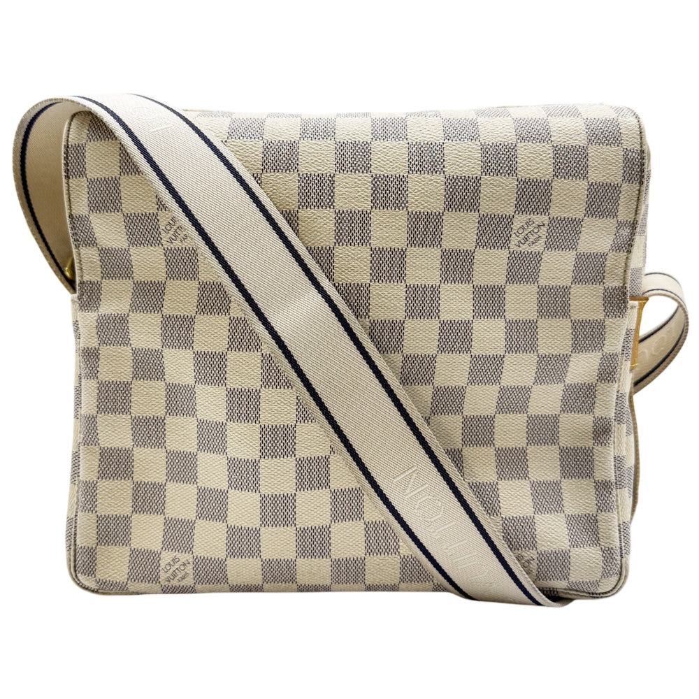 LOUIS VUITTON Naviglio Damier Azur Messenger Bag LHQ1131