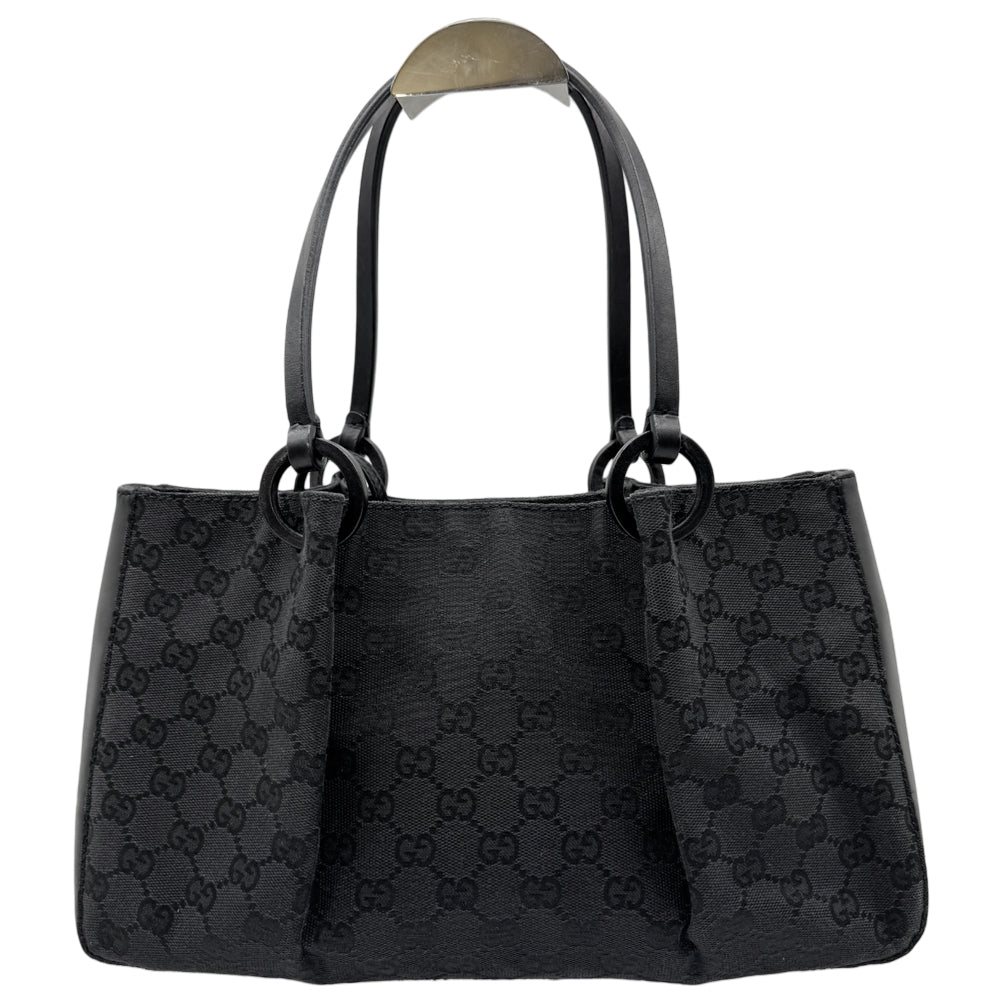 Gucci Black Canvas Tote With Pouch LHQ1133