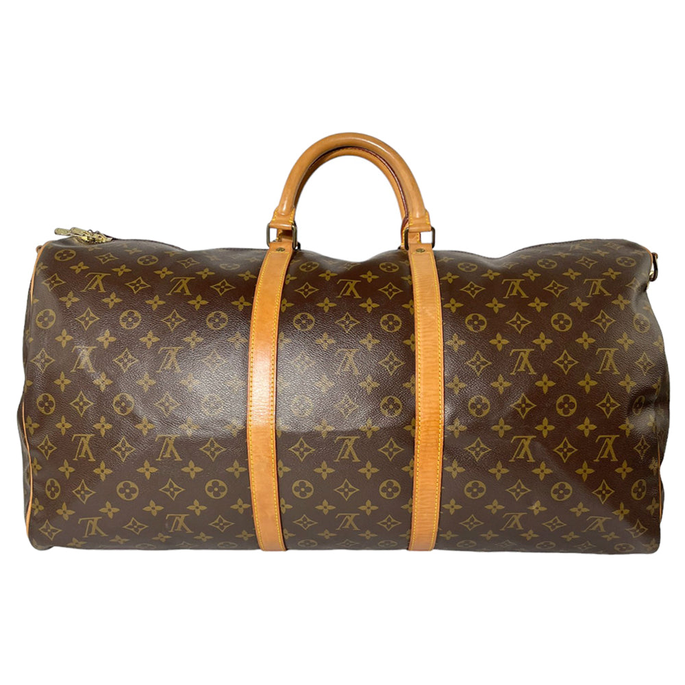 LOUIS VUITTON Borsa Keepall Bandouliere 60 Monogram con tracolla LHQ114