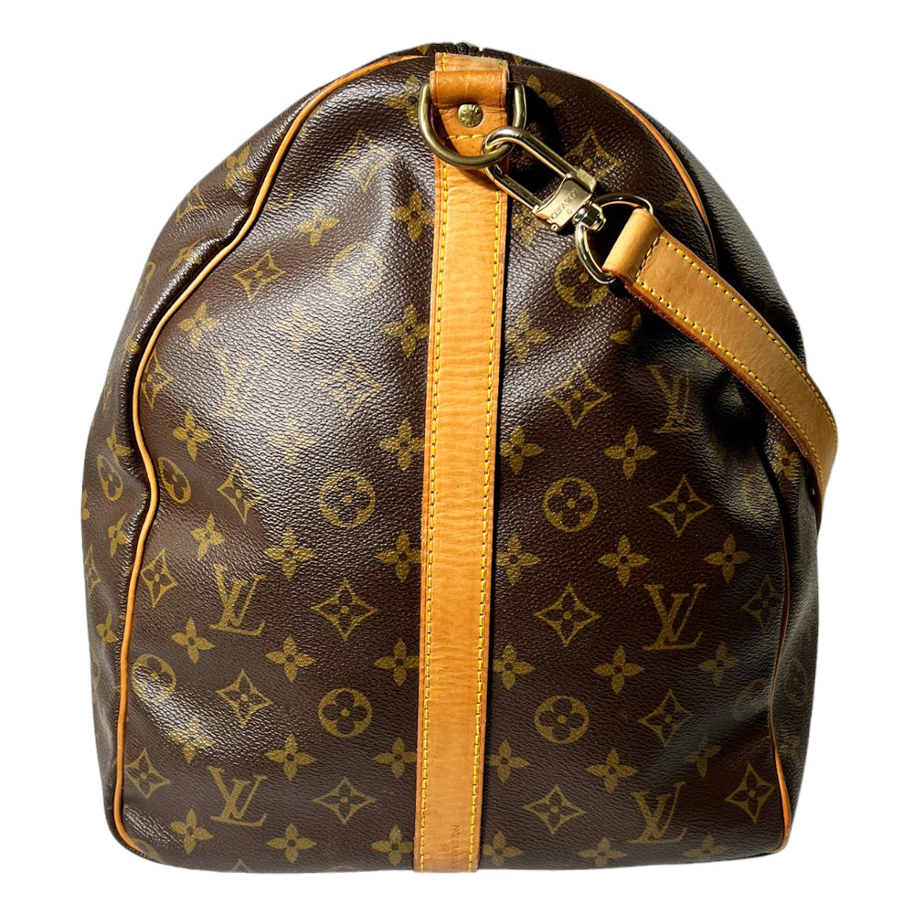 LOUIS VUITTON Keepall Bandouliere 60 Monogram Bag With Strap LHQ114