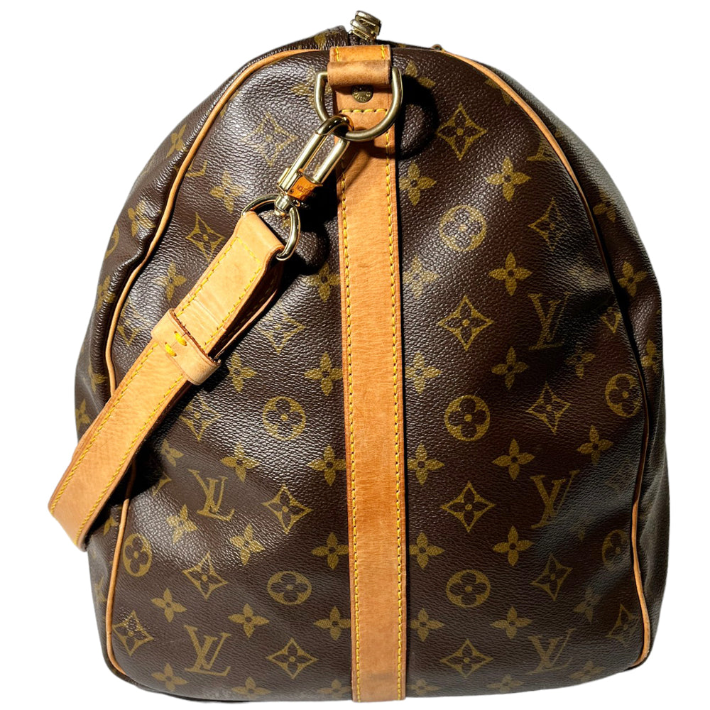 LOUIS VUITTON Borsa Keepall Bandouliere 60 Monogram con tracolla LHQ114