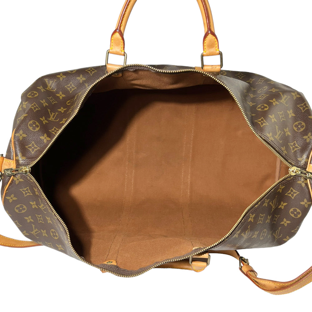 LOUIS VUITTON Keepall Bandouliere 60 Monogramm Tasche mit Riemen LHQ114