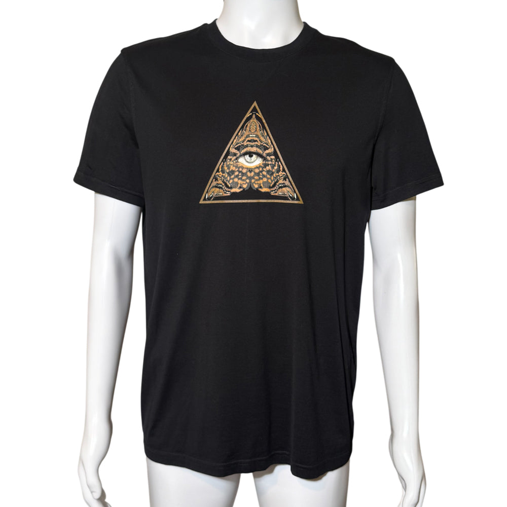 GIVENCHY ILLUMINATI "ALL SEEING EYE" BLACK T SHIRT MENS SIZE M LHQ1148