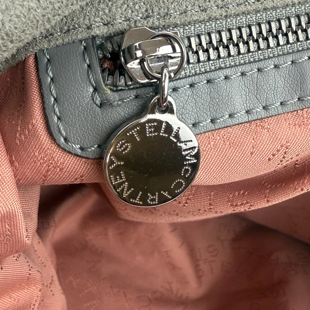 STELLA McCARTNEY Falabella Grey 2 Way Chain Shoulder Hand Bag LHQ1150