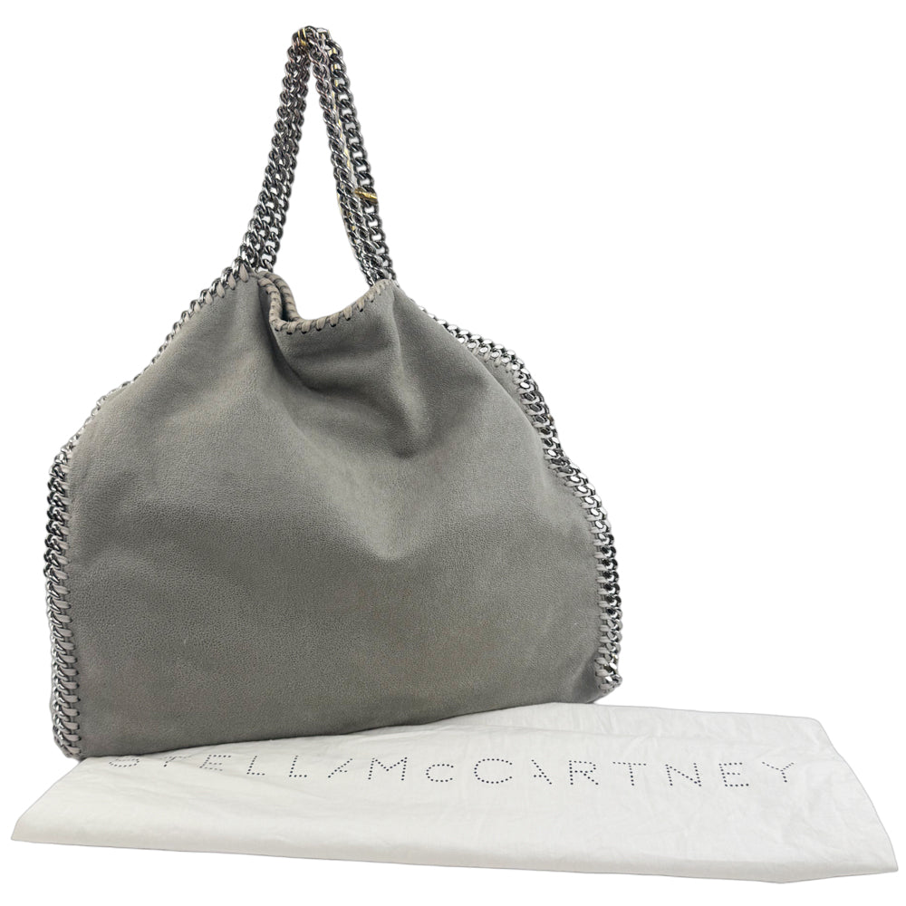 STELLA McCARTNEY Falabella Grey 2 Way Chain Shoulder Hand Bag LHQ1150