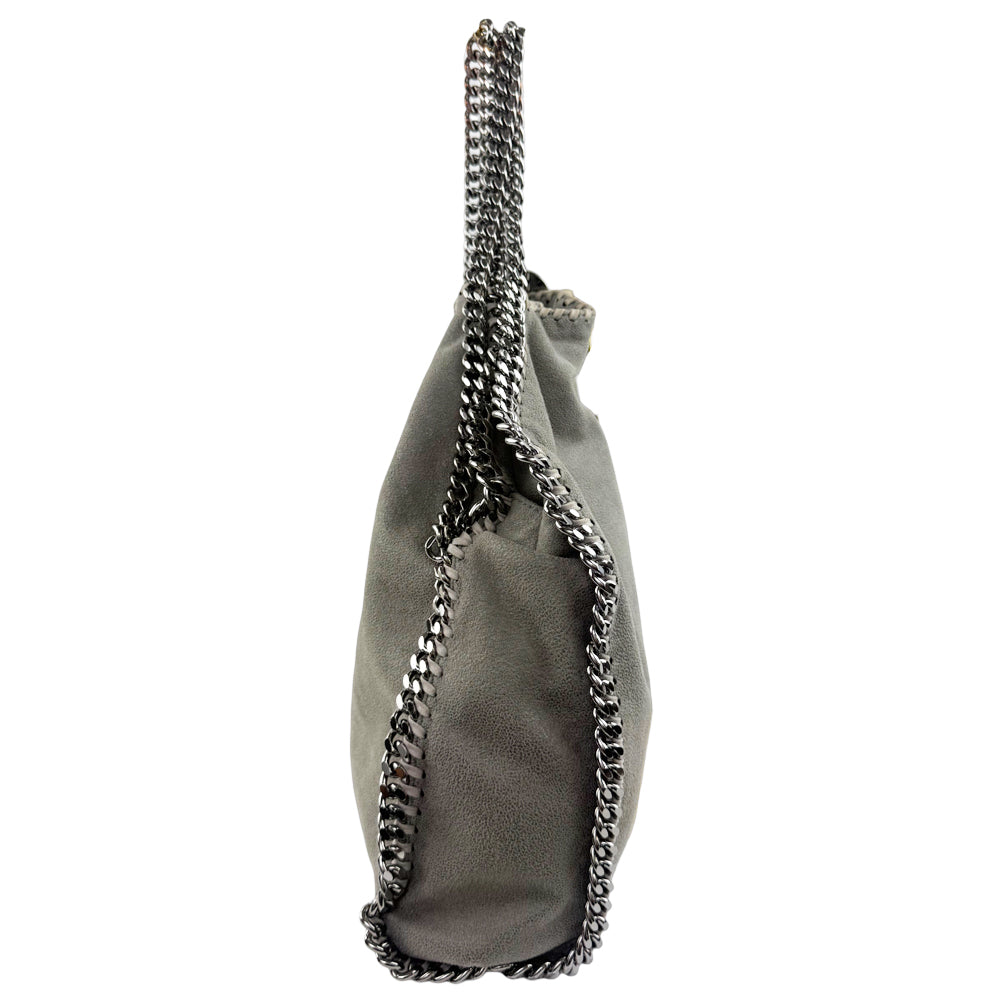 STELLA McCARTNEY Falabella Grey 2 Way Chain Shoulder Hand Bag LHQ1150