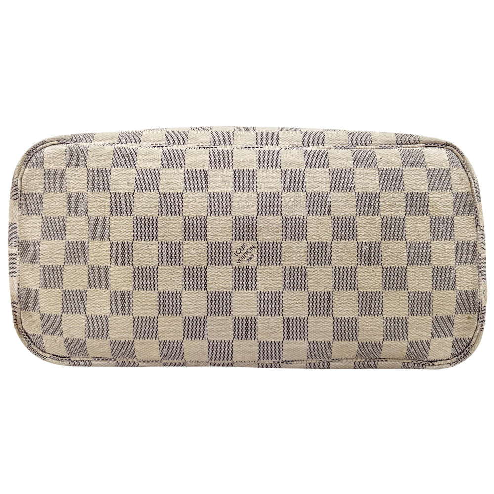 LOUIS VUITTON Neverfull MM Damier Azur Tote Bag LHQ1151
