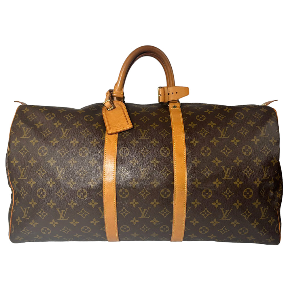 LOUIS VUITTON Keepall Bandouliere 55 Monogramm Tasche LHQ116