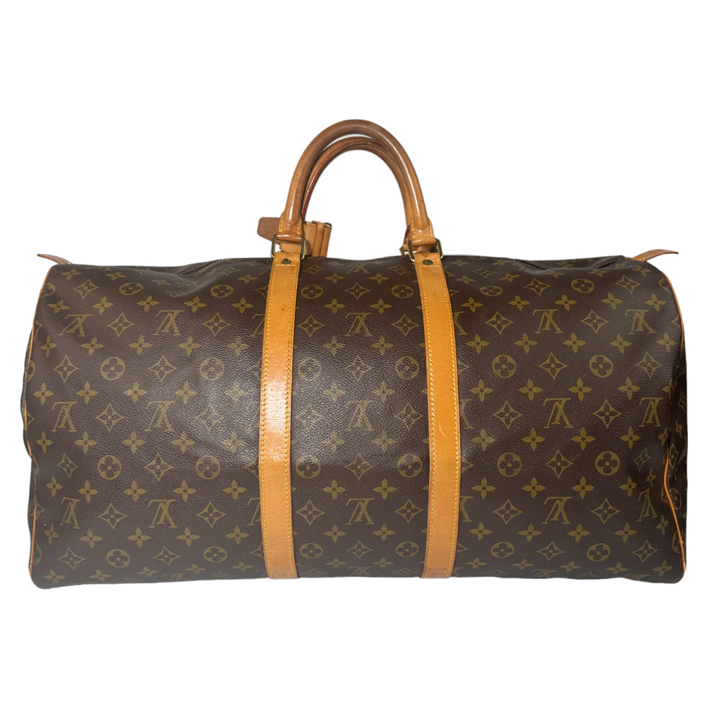 LOUIS VUITTON Keepall Bandouliere 55 Monogram Bag LHQ116