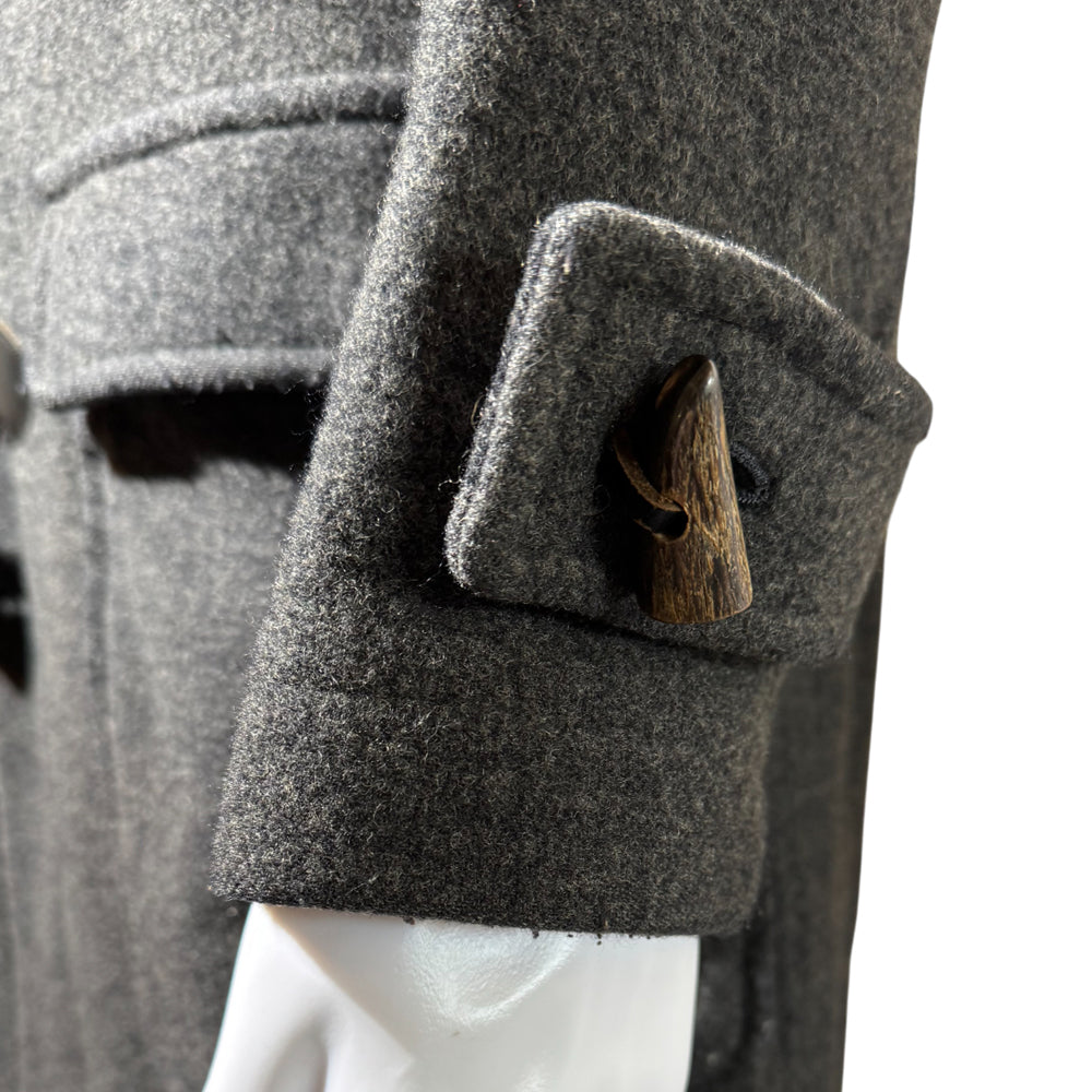 BURBERRY Grey Angora Wool Men's Coat Size M LHQ1160