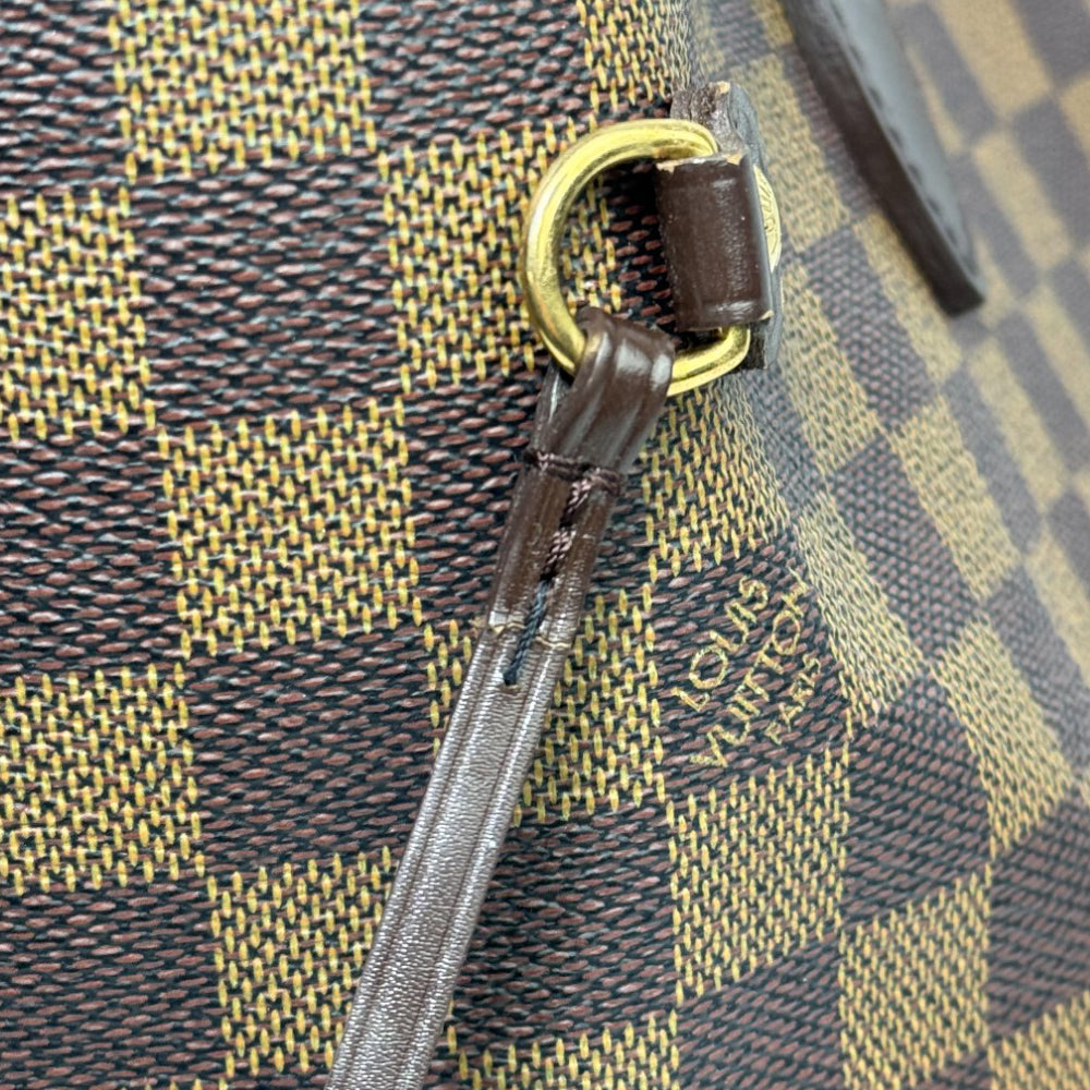 LOUIS VUITTON Neverfull MM Damier Ebene LHQ117