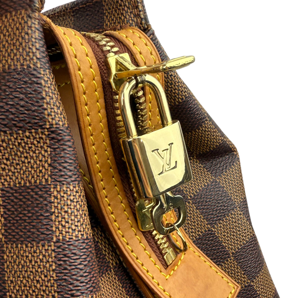 LOUIS VUITTON Columbine Damier Ebene Tote Shoulder Bag LHQ1170