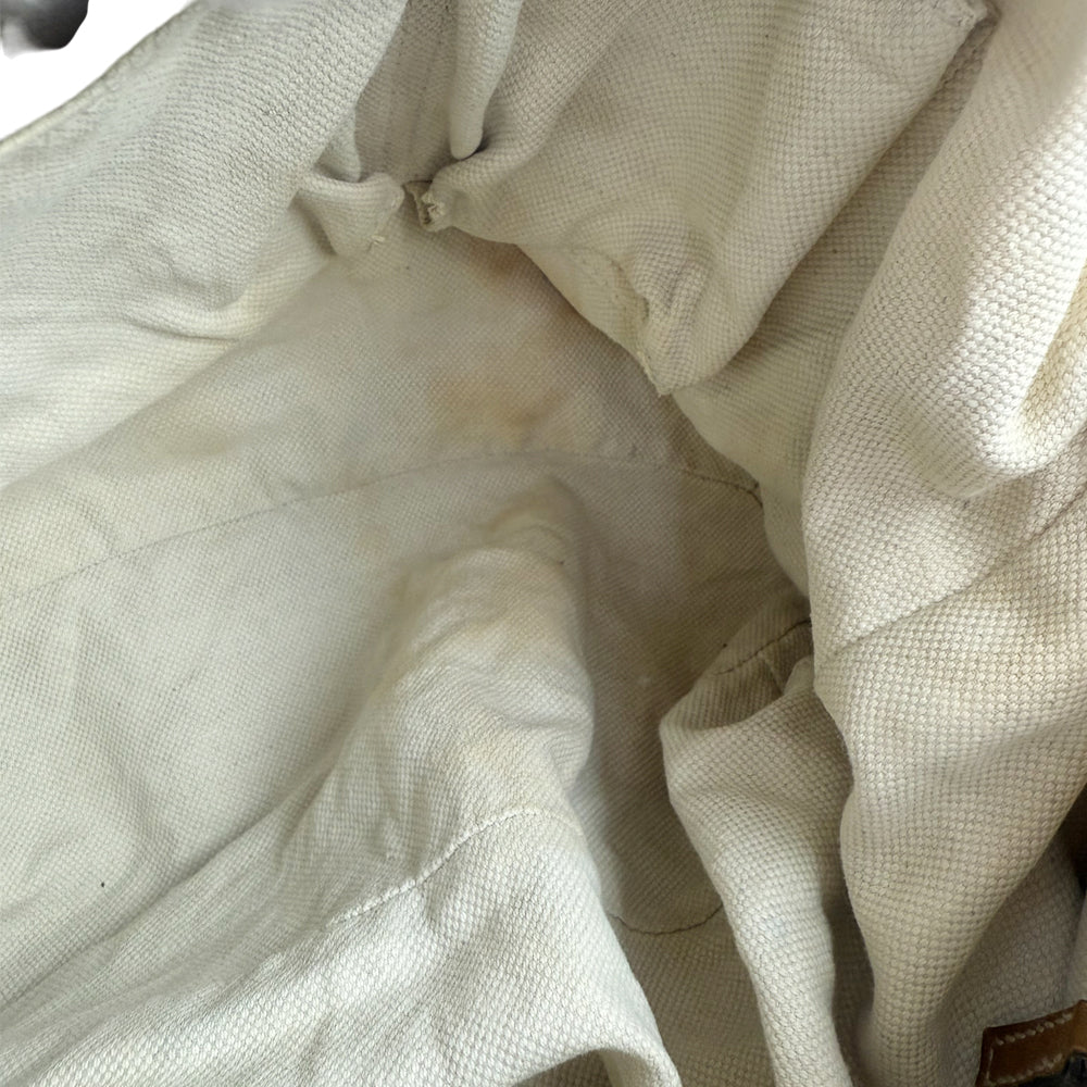 GUCCI Diamante Brown Canvas Handbag Shoulder Bag LHQ1177