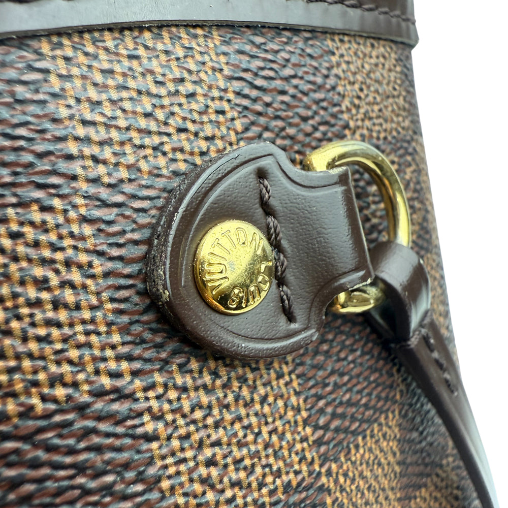 LOUIS VUITTON Neverfull PM Damier Ebene Tote Shoulder Bag LHQ1179