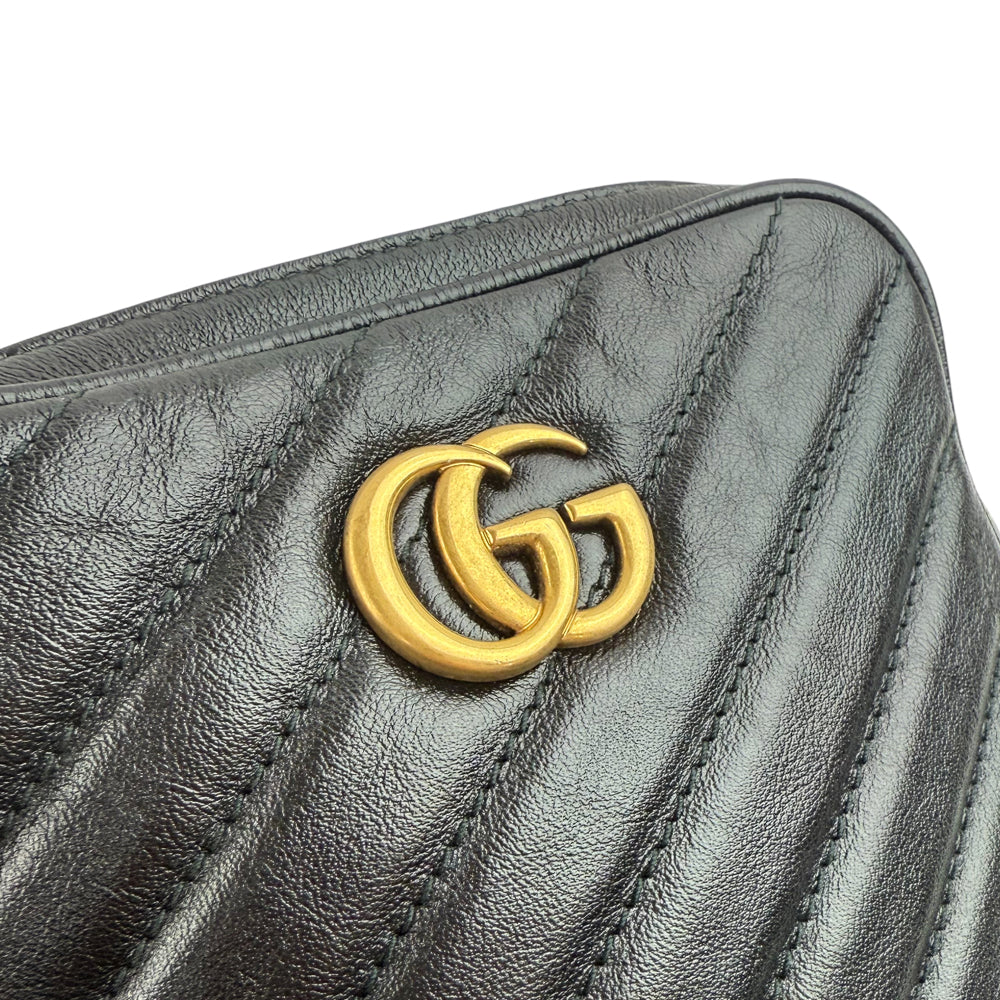 GUCCI GG Marmont Quilted Shoulder Camera Bag LHQ1181