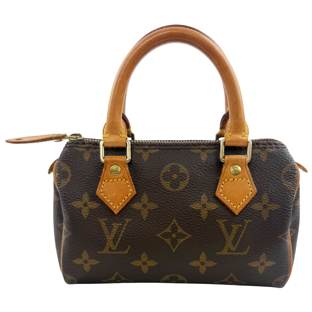 LOUIS VUITTON Mini Nano Speedy Shoulder Bag LHQ1184