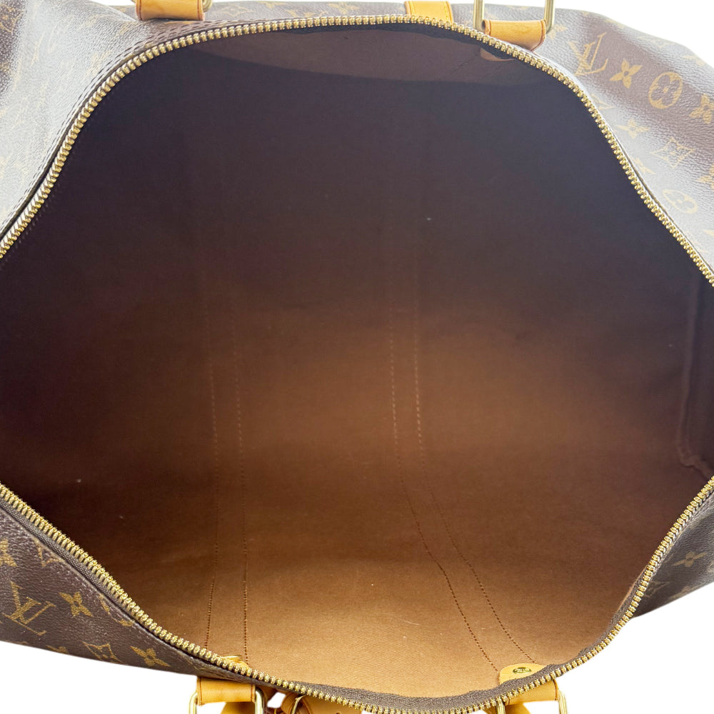 LOUIS VUITTON Monogram Keepall 55 Duffel Bag LHQ1186