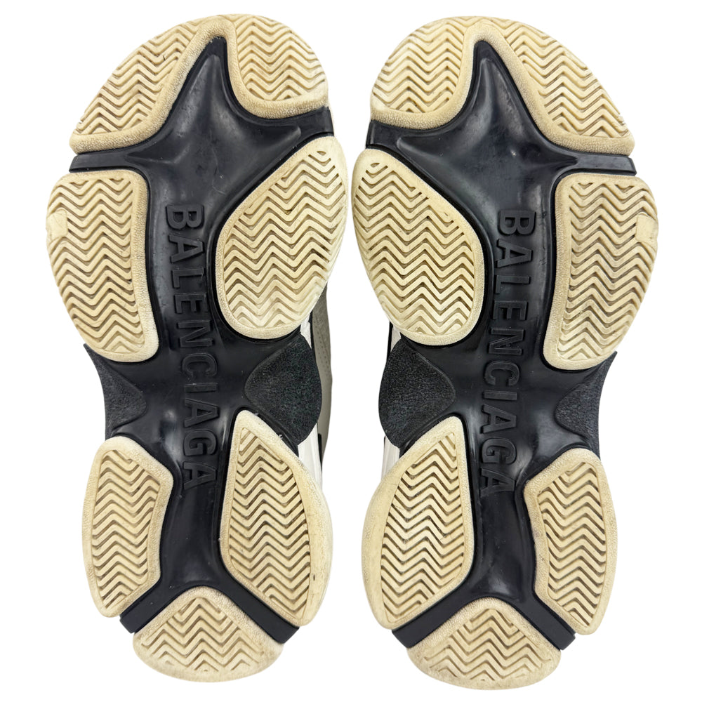 BALENCIAGA Triple S White Purple Trainers Size 5 LHQ1188