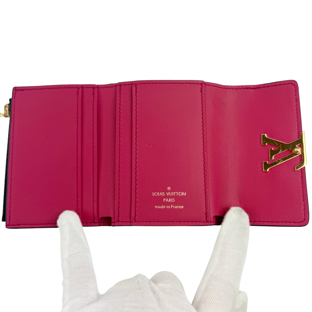 LOUIS VUITTON Portefuille Capucines XS Black Leather Purse Wallet LHQ1193