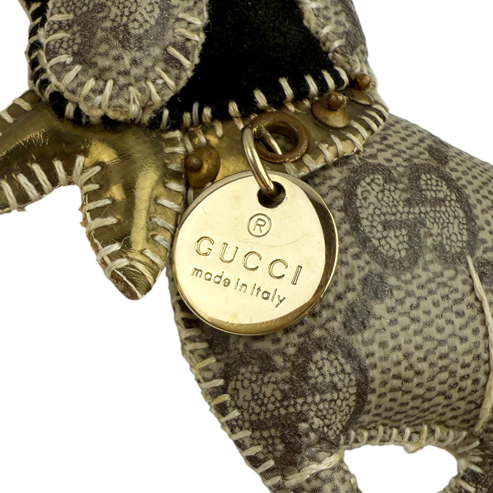 GUCCI Dog Keyring Bag Charm LHQ1194