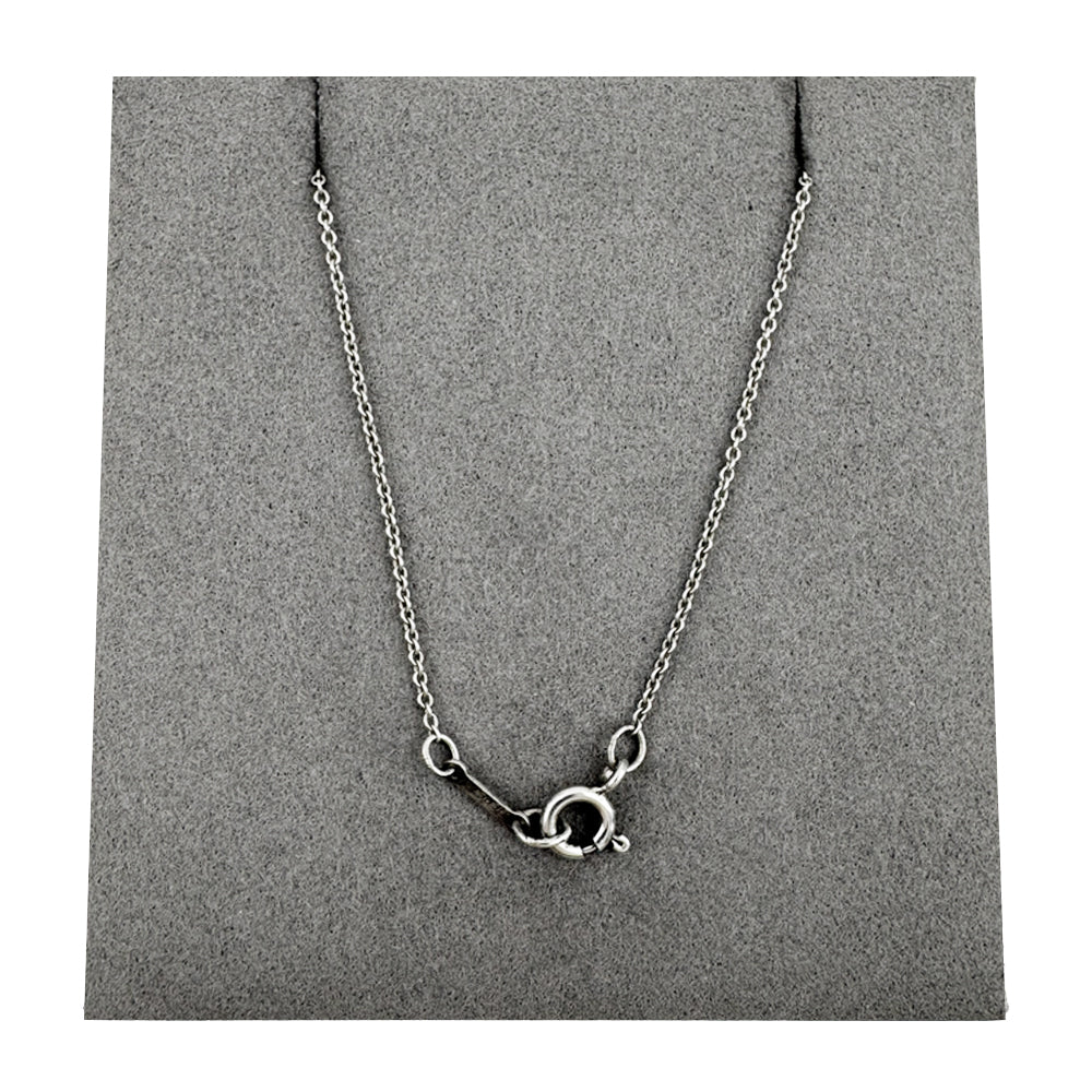 TIFFANY & CO 10mm Small Bean Silver Necklace LHQ1196