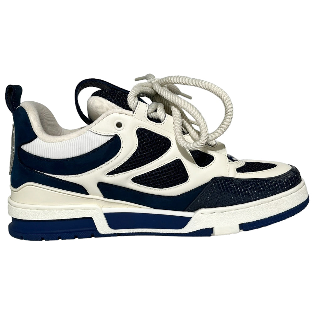 LOUIS VUITTON Scarpe da Ginnastica Navy White Taglia 9 UK LHQ120