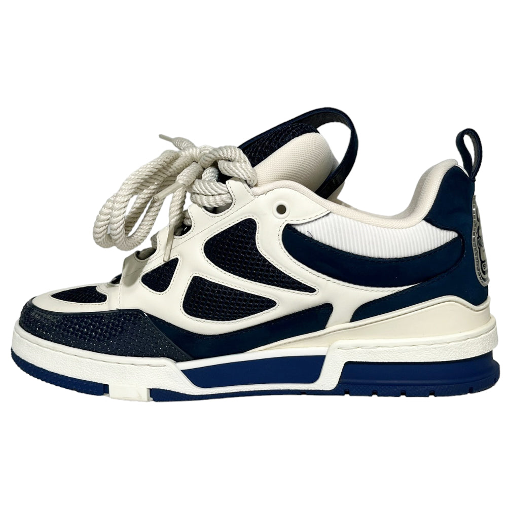 LOUIS VUITTON Scarpe da Ginnastica Navy White Taglia 9 UK LHQ120