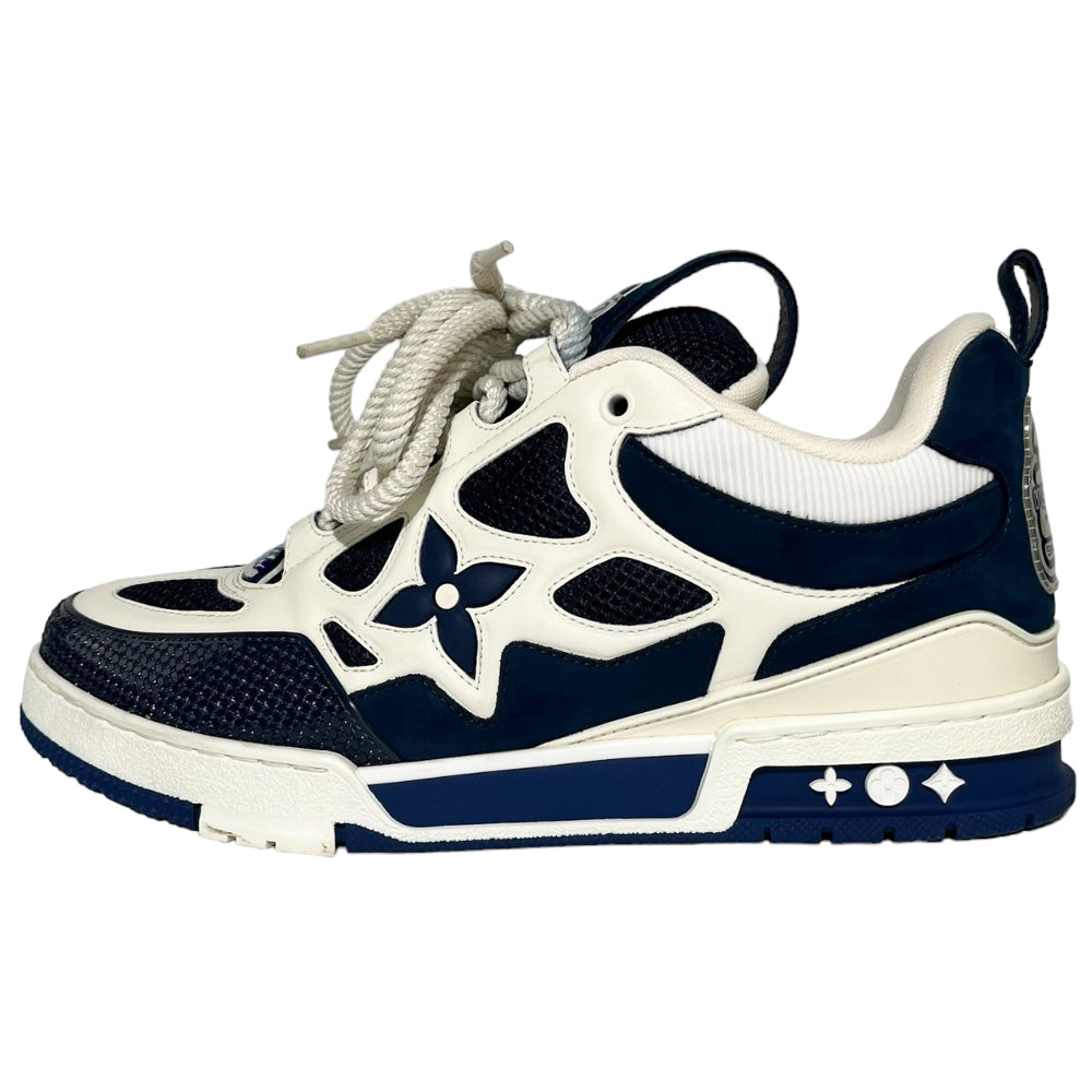 LOUIS VUITTON Scarpe da Ginnastica Navy White Taglia 9 UK LHQ120