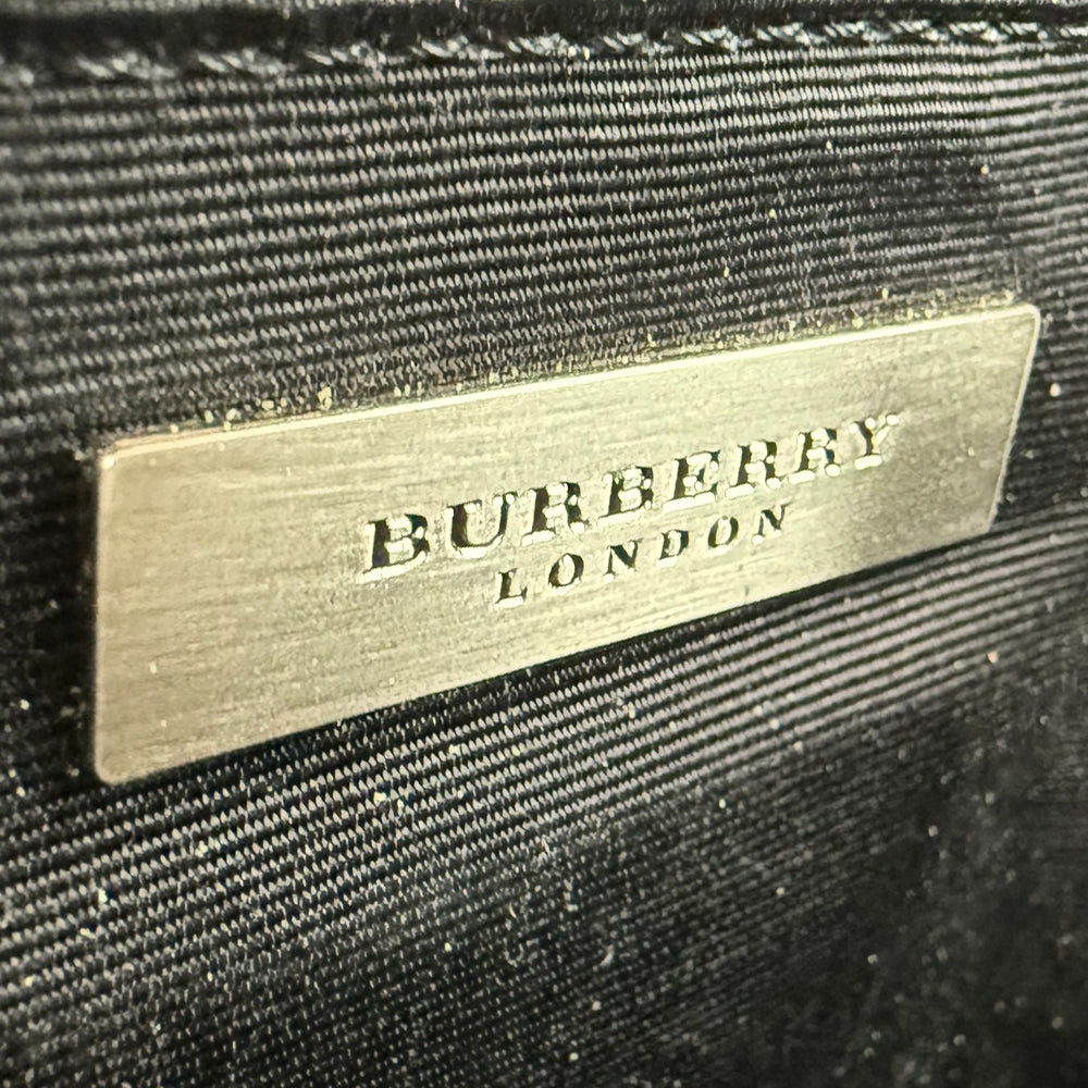 BURBERRY Black Leather Handbag LHQ1214