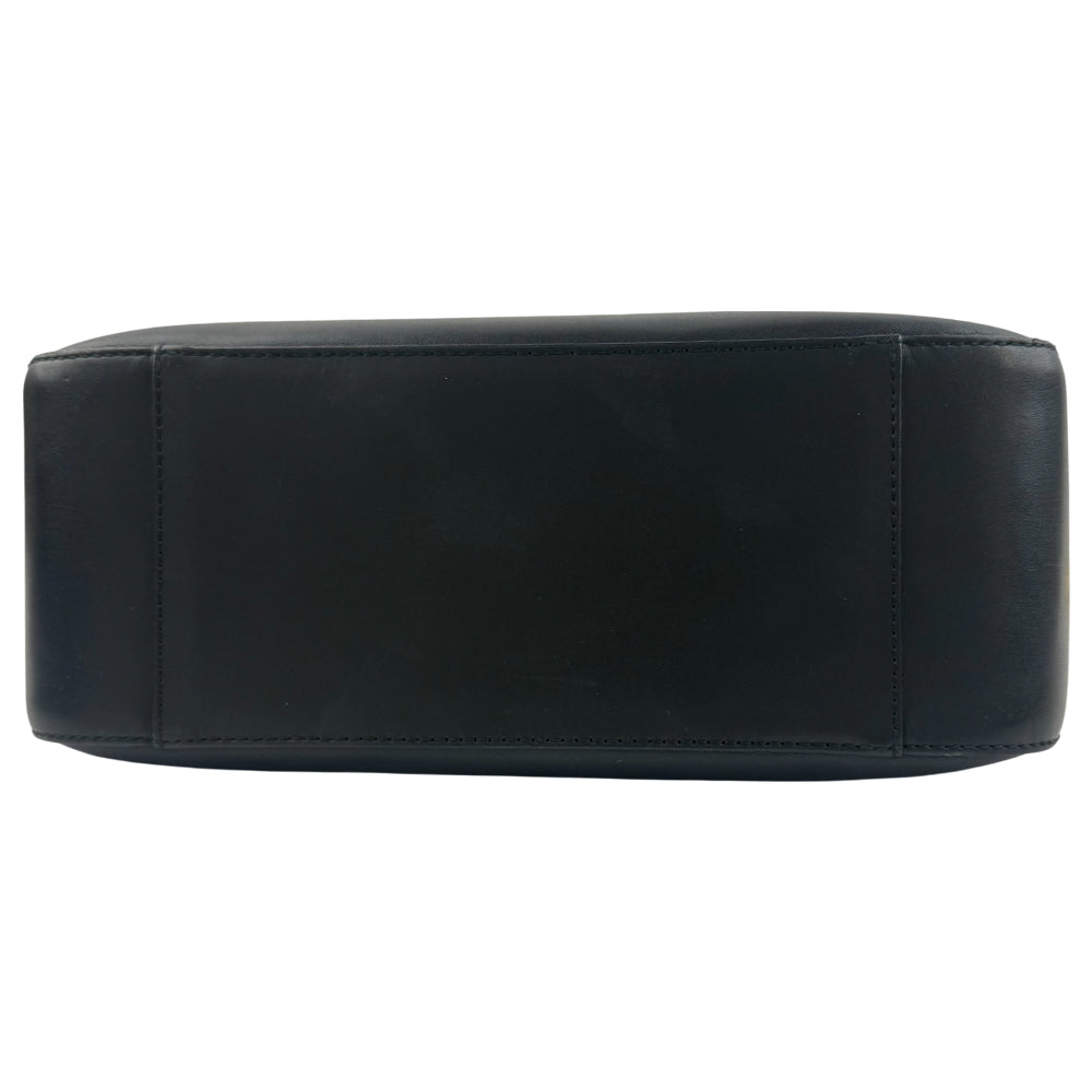 BURBERRY Black Leather Handbag LHQ1214